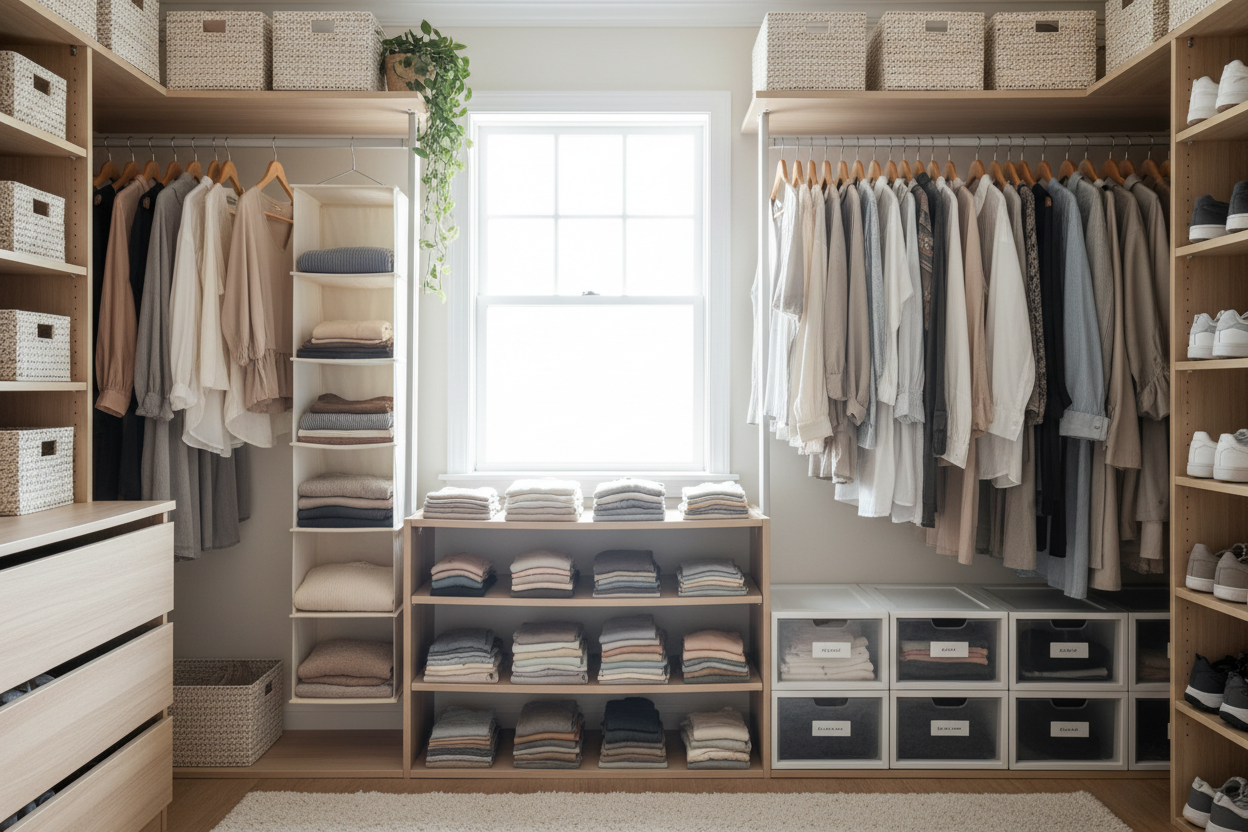 7 Closet Organization Ideas That Maximize Small Spaces | MaisonoryHome
