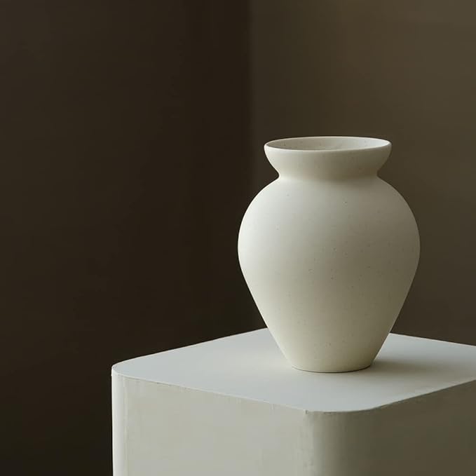 Retro Flower Vase, Crock Milk Can Shape, Flower Arrangement, Nordic Ornament Living Room Decoration, Coconut Café