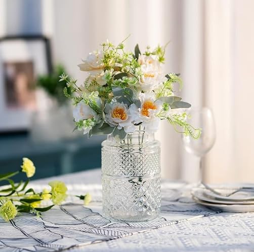 Large Glass Storage Jar, 60 FL OZ Glass Food Storage Containers with Bamboo Lid, Kitchen Containers Cereal Canisters Decorative Jar for Candy Snack Cookies Coffee Tea Nuts Airtight Glass Jars (Round)