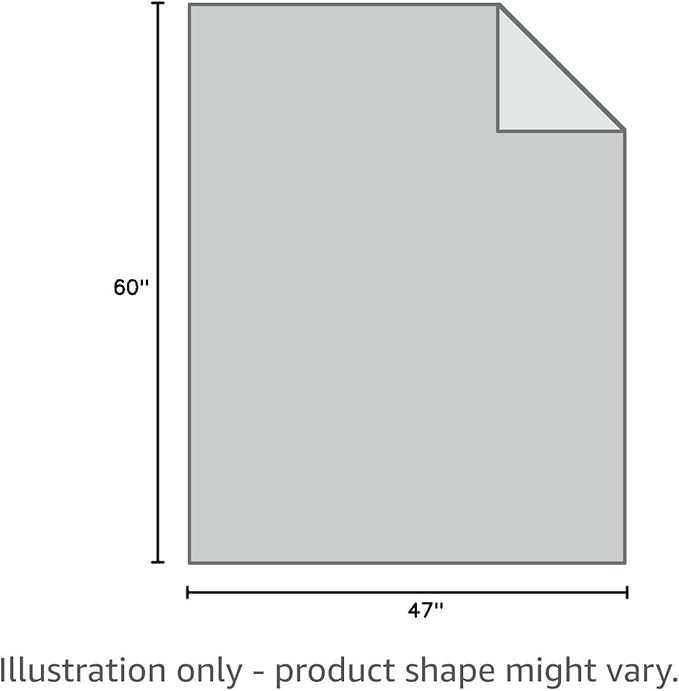 Chunky Knit Blanket Soft Handmade Knitting Throw for Bedroom Sofa Decor Super(Light Gray 47"x60")