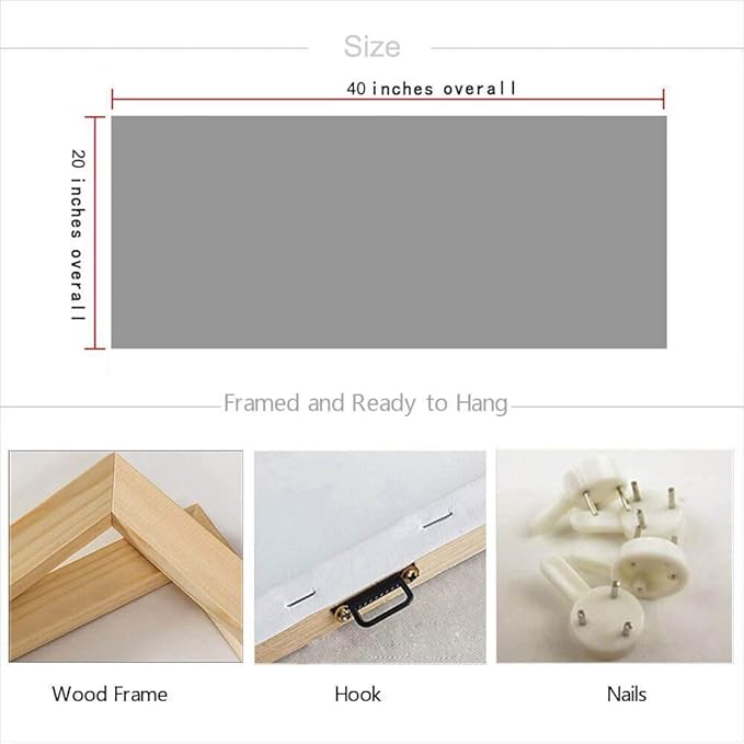 Arjun Blue Abstract Wall Art Canvas Teal Ocean Sailboat Picture Modern Turquoise Coastal Nautical Painting Large 40"x20" Framed Textured Artwork for Living Room Bedroom Bathroom Home Office Wall Decor