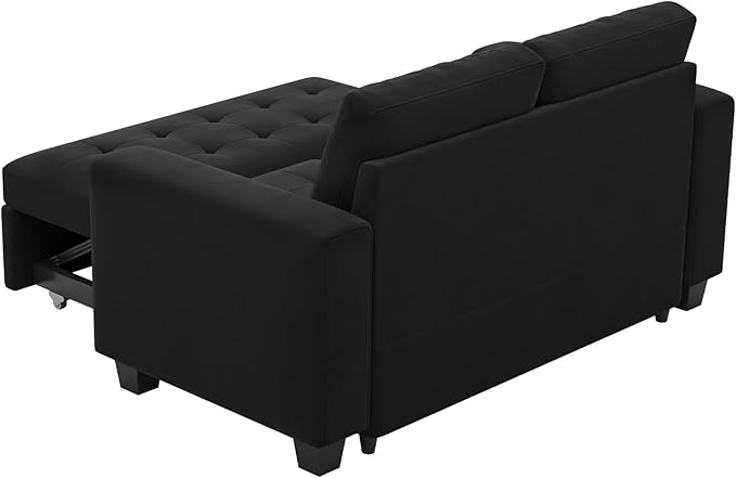 Belffin Modular Sectional Sleeper Sofa - Convertible Couch with Storage