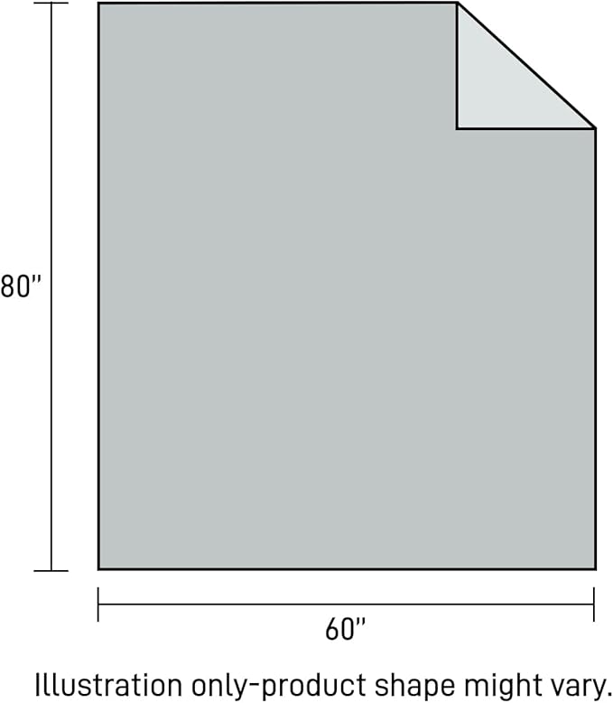 Soft Fuzzy Throw Blanket - Light Grey Cozy Warm Knit Fluffy Plush, Lightweight & Breathable, Throw for Bed, Chair, Sofa, Couch, Outdoor, 60"X80", Oeko-TEX Certified