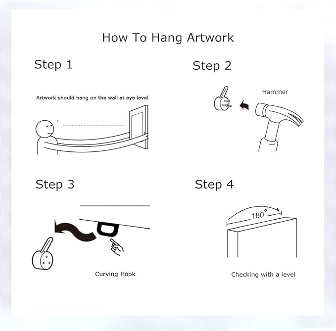 amatop Wall Art for Living Room 100% Hand-Painted Flower Oil Painting On Canvas Gallery Wrapped Large Framed Floral Plum Blossom Tree Teal Blue Artwork for Home Bedroom Decor 48"x24"