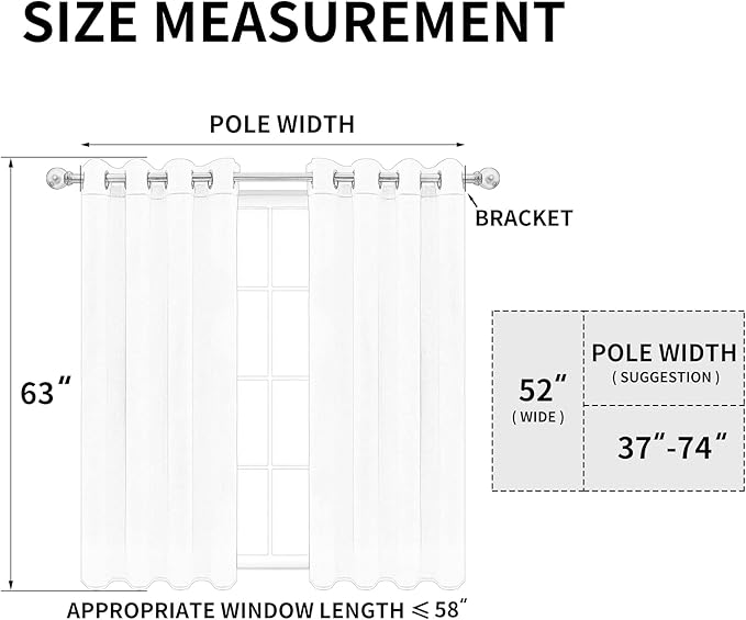 Easy-Going Blackout Curtains for Bedroom, Solid Thermal Insulated Grommet and Noise Reduction Window Drapes, Room Darkening Curtains for Living Room, 2 Panels (52x63 in,Peacock Blue)