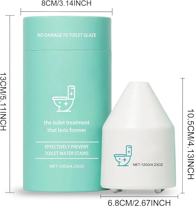 Krazy Toilet Bowl Cleaner, Crazy Klean Toilet Cleaner, Automatic Refreshes Toilets, Long-Lasting Cleane Fresh Scent, No Scrubbing Required (2)
