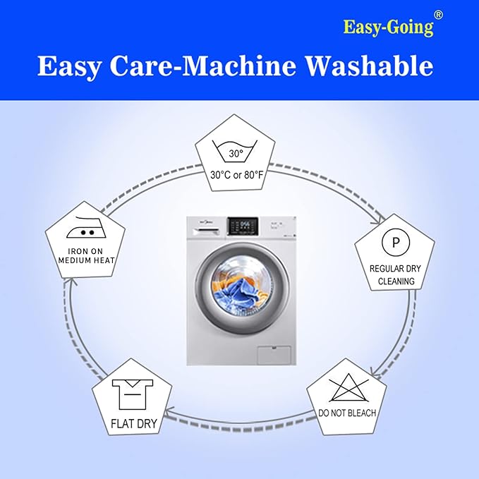 Easy-Going Blackout Curtains for Bedroom, Solid Thermal Insulated Grommet and Noise Reduction Window Drapes, Room Darkening Curtains for Living Room, 2 Panels (42x95 in, Greyish White)