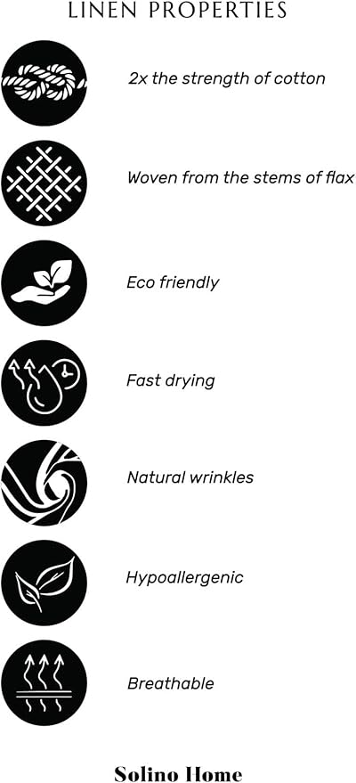 Solino Home Linen Table Runner 90 Inches Long - 100% Pure Linen Birch Table Runner 14 x 90 Inch for Fall, Autumn, Thanksgiving - Fete