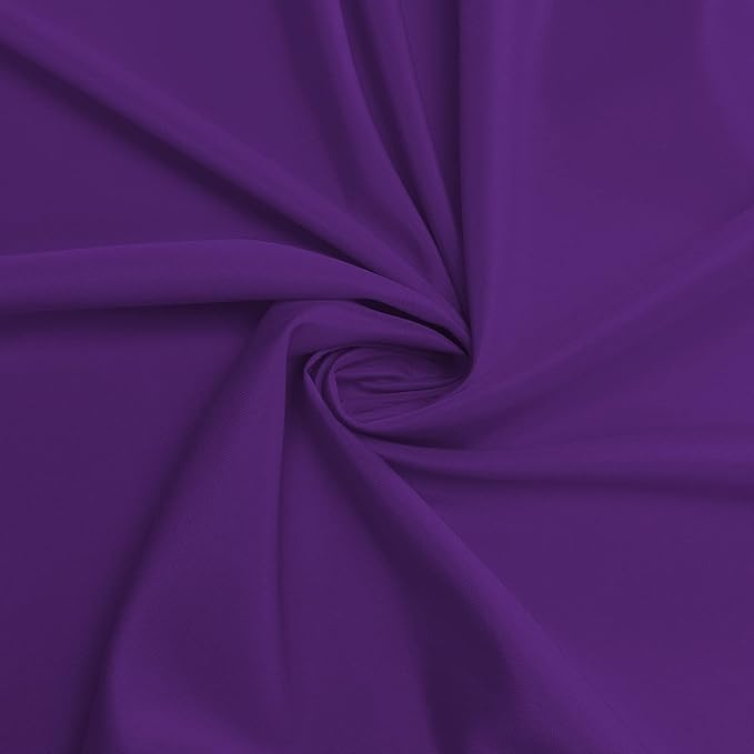 sancua Rectangle Tablecloth - 54 x 54 Inch - Stain and Wrinkle Resistant Washable Polyester Table Cloth, Decorative Fabric Table Cover for Dining Tables, Buffet Parties and Camping, Purple