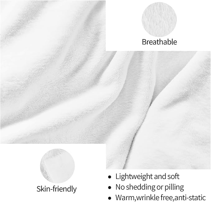 HGOD DESIGNS Polka DotsBlanket, Super Soft Brush Strokes Dots Throw Blanket 50"x60" Blanket for Bed Couch Chair Fall Winter Camping Living Room Office