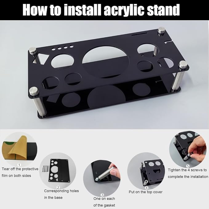 14-Piece Cocktail Shaker Set Bartender Kit with Black Stand, Bar Tool Set for Drink Mixing Bartending Kit Bar Sets Accessories: 750ml(25oz) Shaker, Jigger, Muddler, Cocktail Recipes (Black)