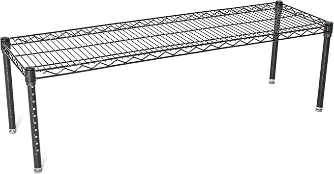 Omega Products Corporation 21" Deep x 36" Wide x 20" High Black Mobile Dunnage Rack