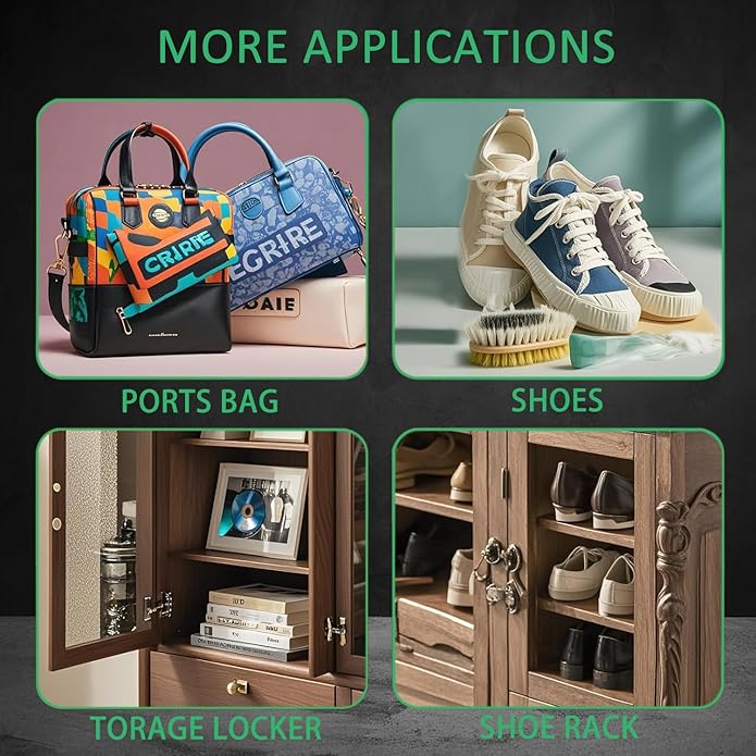 Shoe Deodorizer Rechargeable Ozone Tech Eliminates Odors in All Footwear, Auto Shut-Off Durable Dryer-Style Freshener