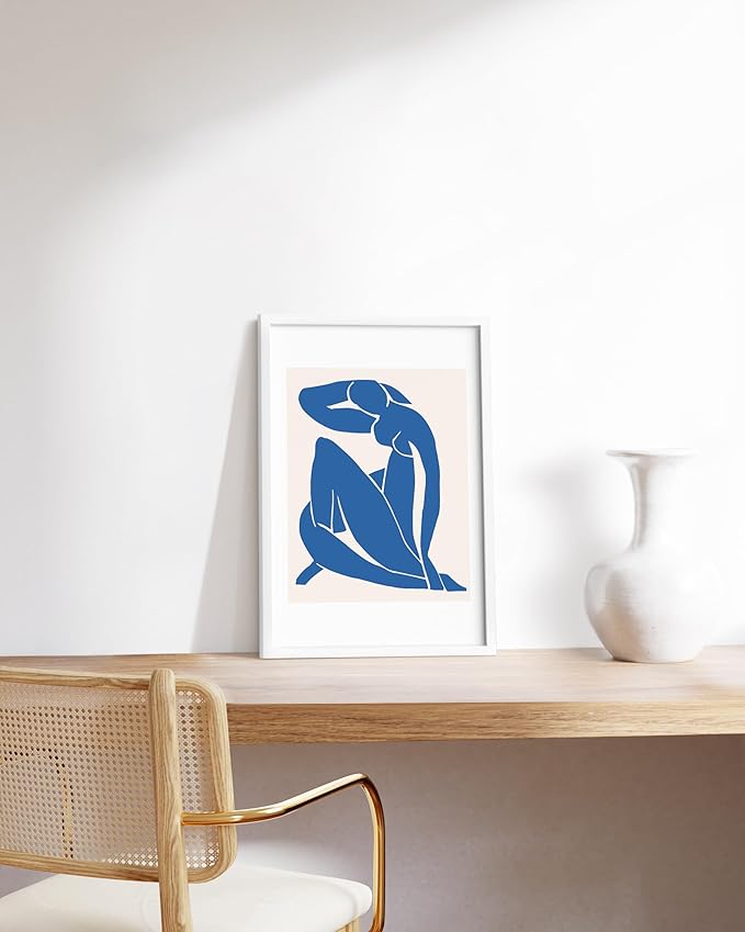 HAUS AND HUES 12x18 White Picture Frame - White 12x18 Frame Aluminum, Vertical & Horizontal Hanging, Shatterproof Plexiglass - Ideal for Home, Room, Office Decor (12x18 in, White)