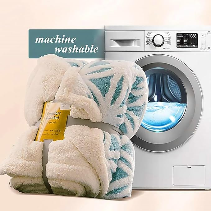 UKELER Floral Sherpa Throw Blanket Queen Size 80'' x 90'', Southwestern Throw Blanket for Bed/Couch/Sofa/Camping, Great Gift for Mother's Day, Father's Day, Thanksgiving, Christmas