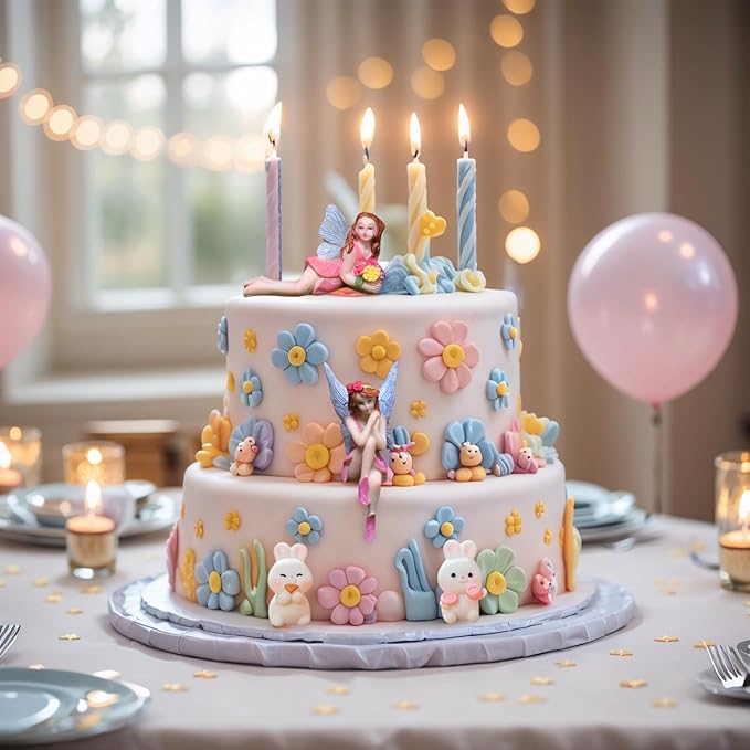 Swing Set of 42 Pcs Miniature Fairy Garden Accessories Outdoor Decor Figurines Kit for Kids, Mini Whimsical Ornaments and Decorations for Patio, House, Garden, Desk, Yard Supplies