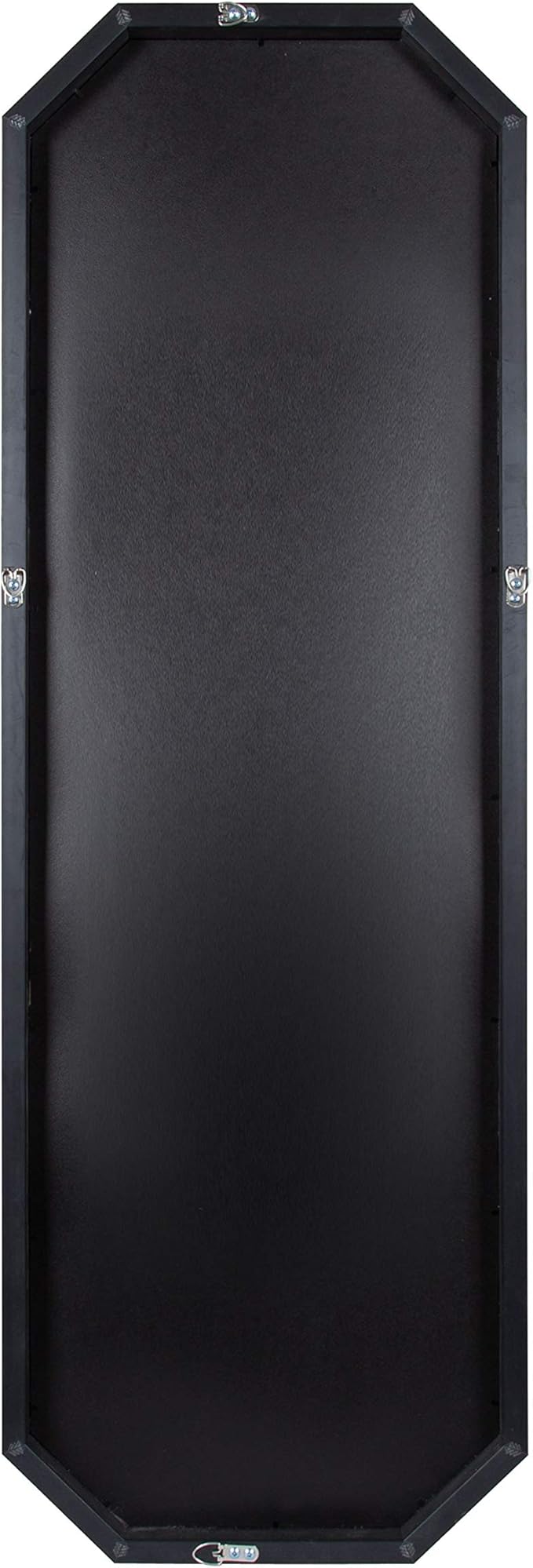 Kate and Laurel Rhodes Modern Full Length Framed Octagon Wall Mirror, 16 x 48, Gold, Decorative Glam Geometric Wall Accent