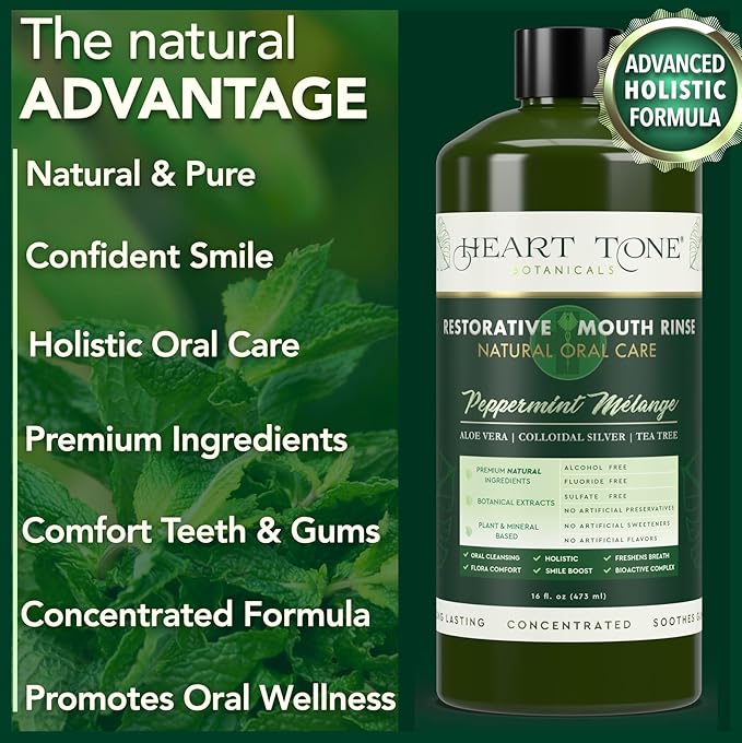 Oral Care Set | Natural Toothpaste, Oil Pull & Mouthwash | Radiant Smile | Fluoride-Free & Clean Ingredients | Mineral Complex | Natural Enamel Care | Botanical Plant Based