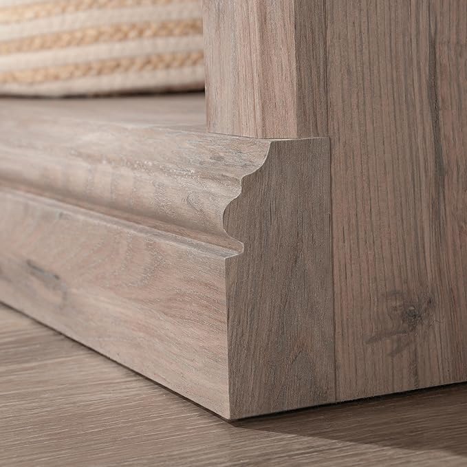 Sauder 5 Tier Book Shelf Wooden Bookcase Multipurpose Bookshelf for Home Office, Living Room, in Laurel Oak