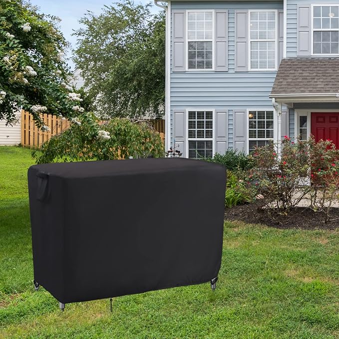 Kingling Outdoor Prep Table Covers, Waterproof Stainless Steel Table Cover Metal Table Cover Protection for Patio Kitchen Prep/Work Tables - 60''L x 24''W x 35''H
