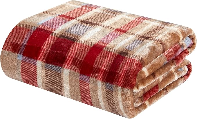 MERRYLIFE Throw Blanket Plaid| Ultra-Plush Soft Colorful | Decorative Couch Travel Love Urban Throw Blanket(40" 50", Love Urban)