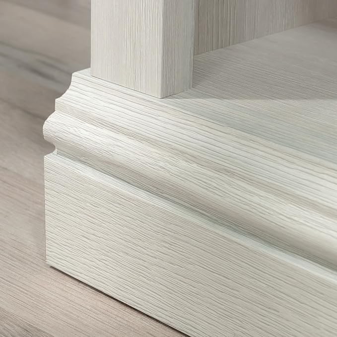 Sauder 3 Tier Book Shelf Wooden Bookcase Multipurpose Bookshelf for Home Office, Living Room, in Glacier Oak