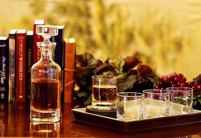 Ravenscroft Crystal Wellington Whisky Set, 5-Piece
