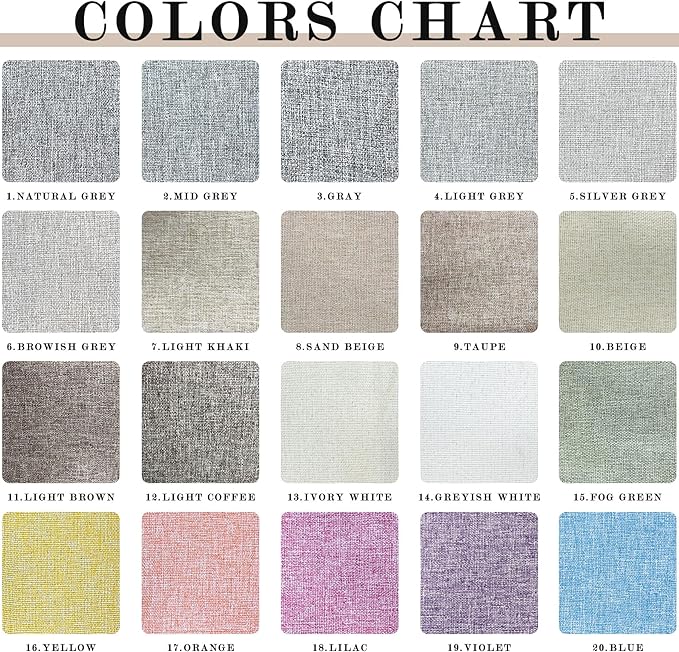 Extra Wide 100% Blackout Linen Textured Curtains - Room Dividers, W150 x L108 (1 Panel), Pinch Pleat Drapes for Living Room, Full Light Block Out Drapery for Sliding Door, Natural Grey