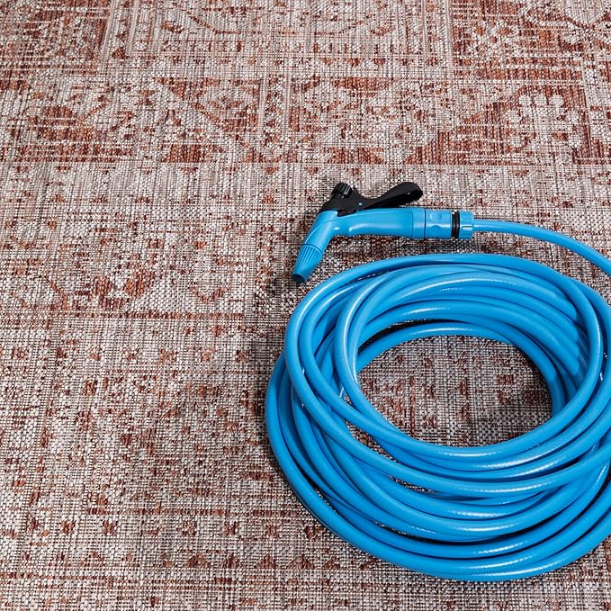 Keen Home Design Terrace Outdoor Runner Rug - 2x8 Washable Indoor/Outdoor Rug for Patio, Kitchen, Balcony, Beach, Garden, Deck and Porch, Size: 2'2"x7'7"