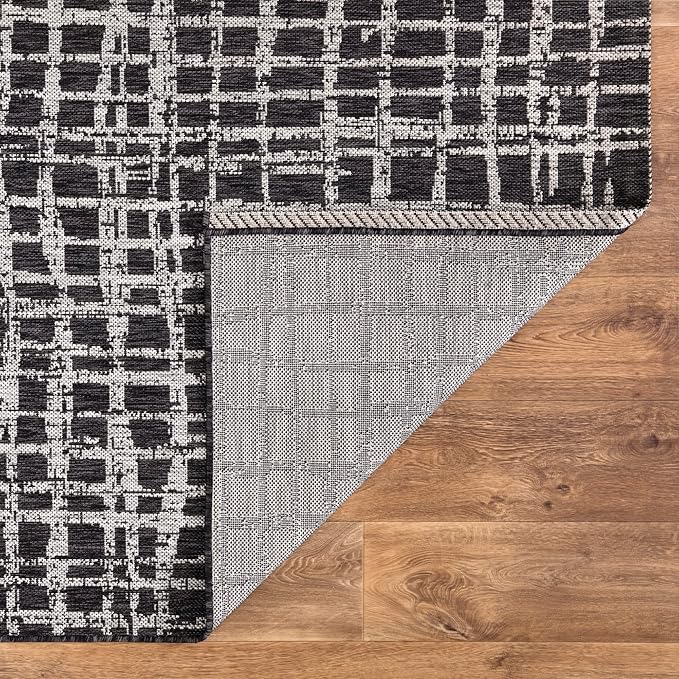 Keen Home Design Outdoor Runner Rug - 2x10 Washable Indoor/Outdoor Rug for Patio, Balcony, Kitchen, Garden, Beach, Deck and Porch. Size: 2'2" x 9'11"