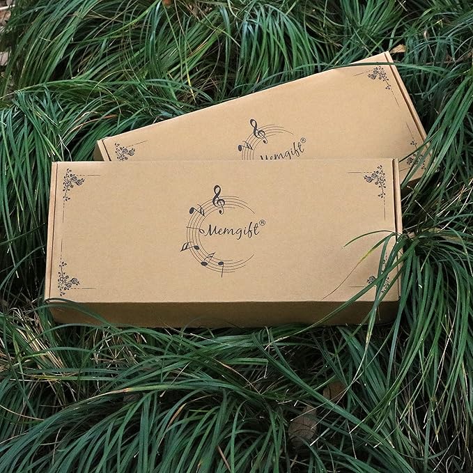 Memgift Sympathy Wind Chime for Loss of Brother - Beech Wood Memorial Wind Chime - Bereavement Gift for Loved One - Outdoor Remembrance Wind Chimes for Garden, Patio, Yard 32 Inch