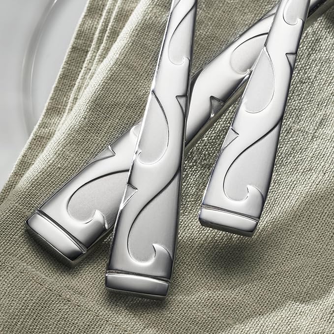 Oneida Tuscany 45-Piece Flatware Set, Service for 8, Silver