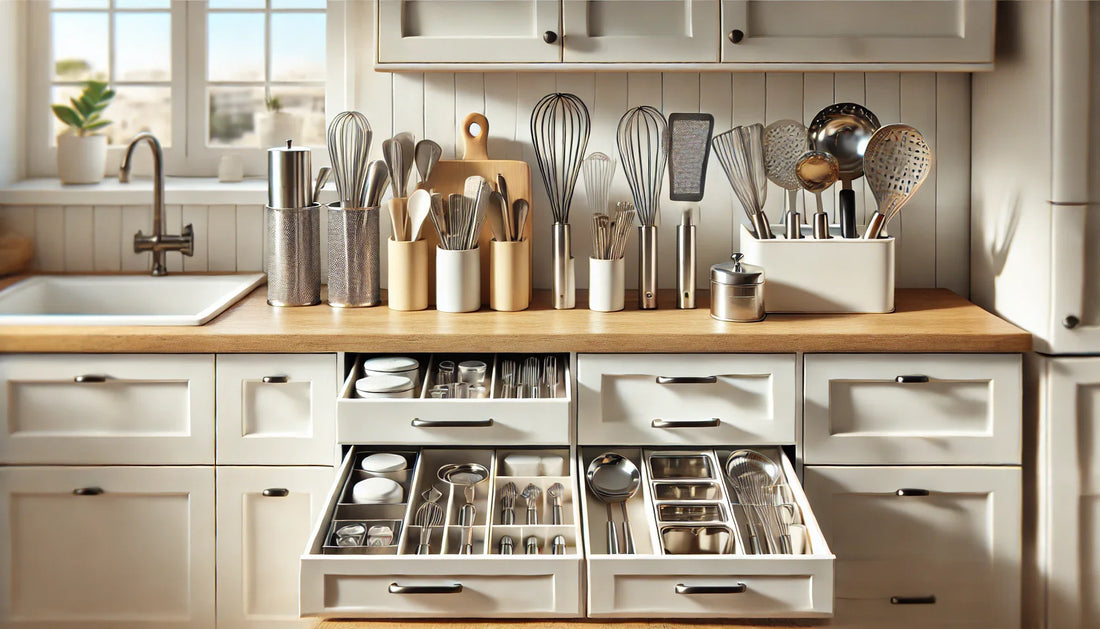 How to organize small kitchen tools without clutter
