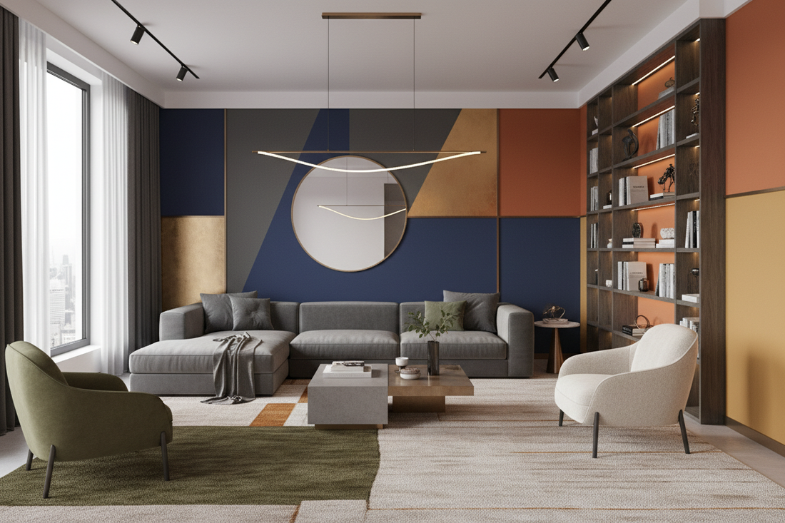 Color Blocking and Accent Walls: Bold Strategies for Dramatic Impact