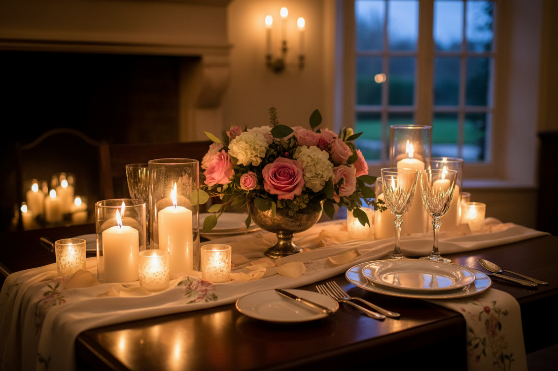 Candles & Lighting: How to Create the Perfect Dining Table Ambiance