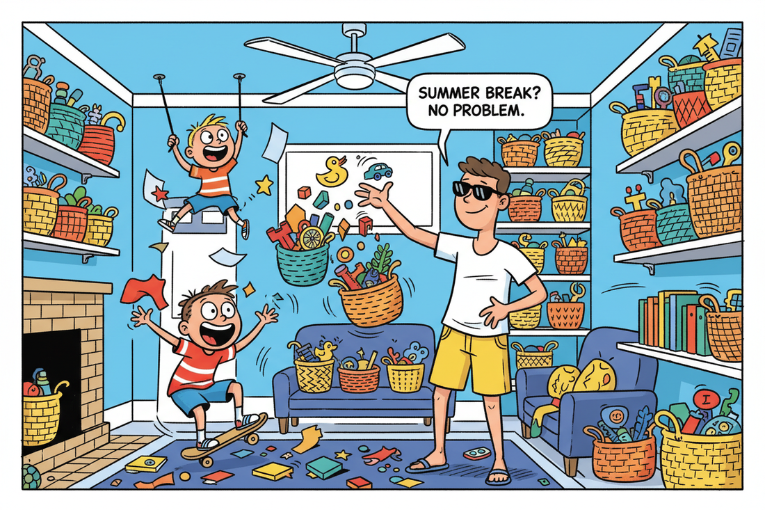 How to Keep Your Home Organized During Summer Break