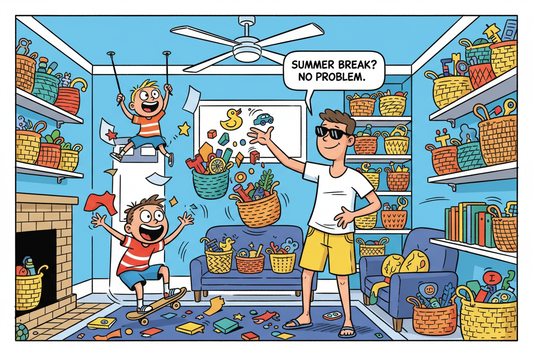How to Keep Your Home Organized During Summer Break