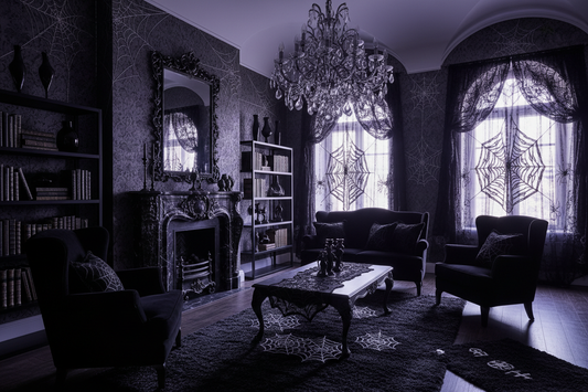 Gothic & Dark Interior Design: Creating Dramatic Spaces with Black Lace Decor