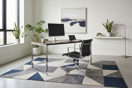 Home Office Floor Decor: How the Right Rug Boosts Productivity and Elevates Your Workspace