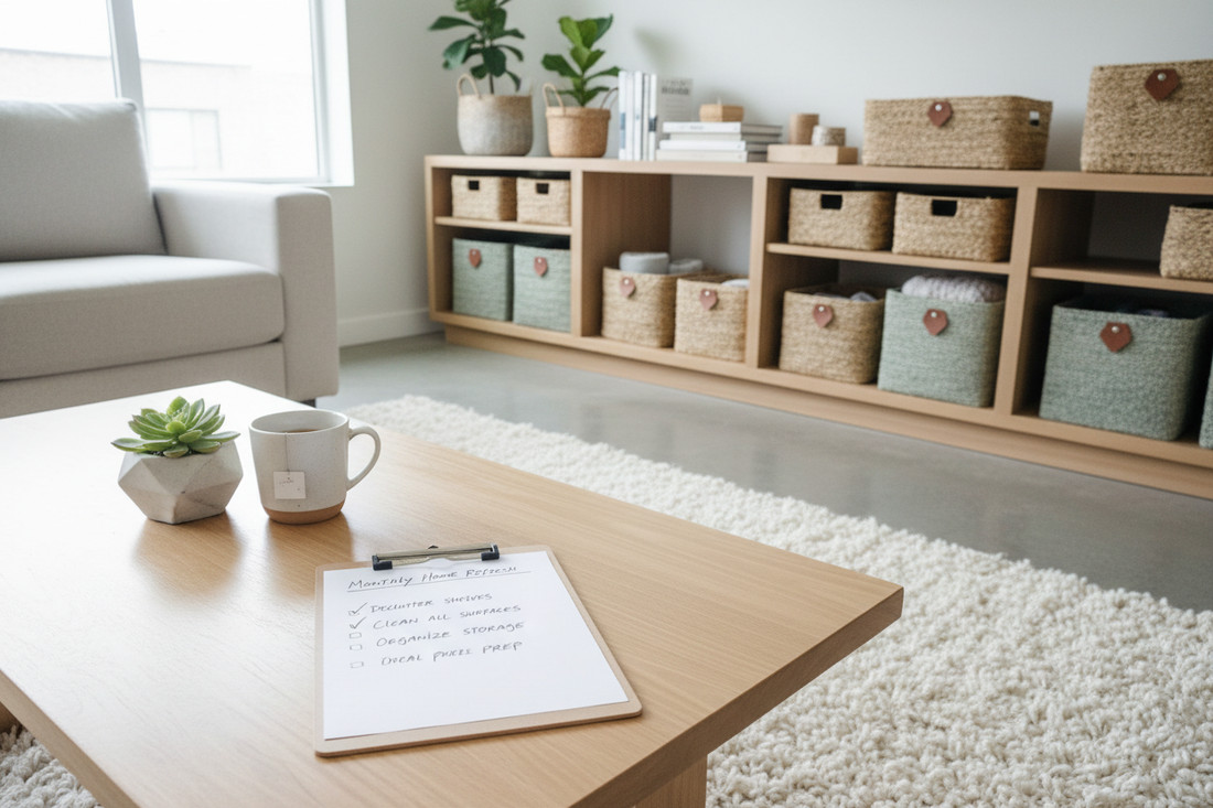End-of-Month Home Reset Checklist