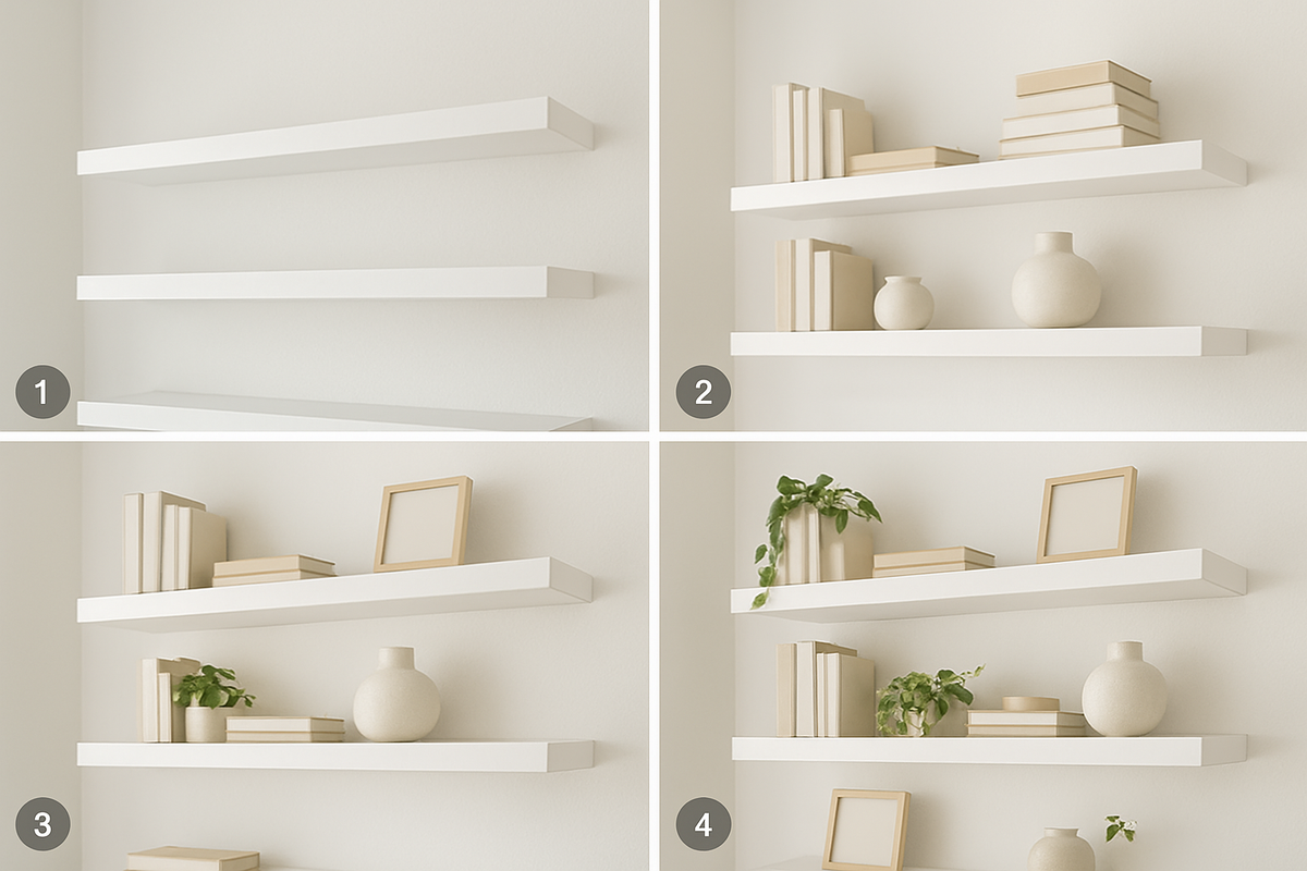 How to Style Shelves Like a Designer: A Step-by-Step Guide