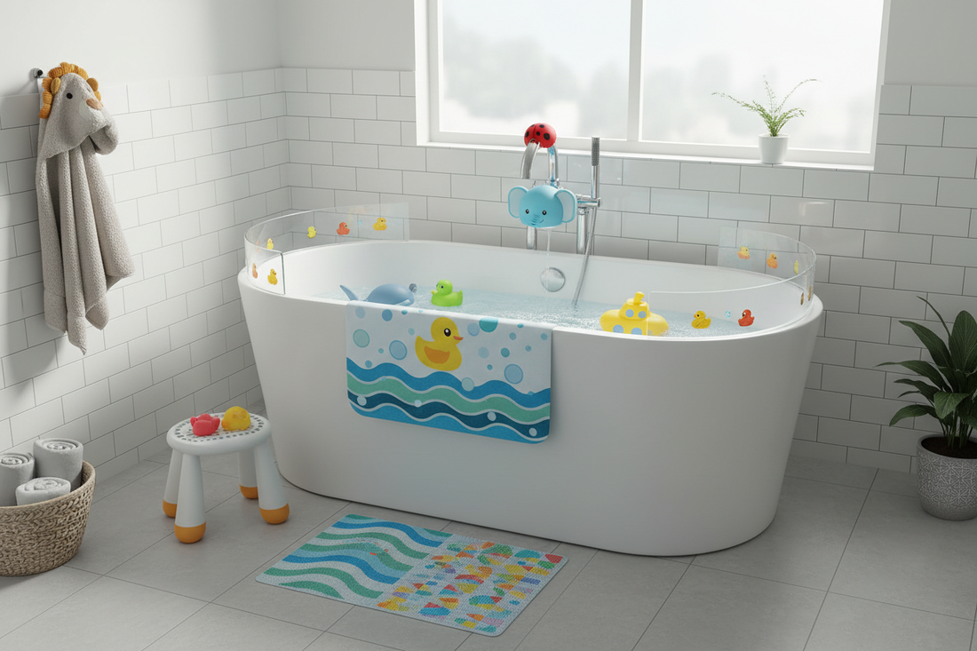Kids' Bath Helpers That Prevent Slips & Spills