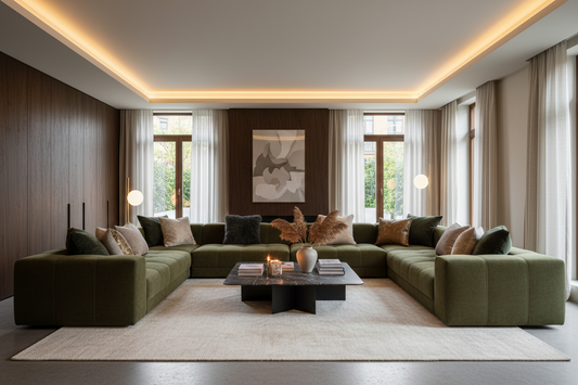 Luxury Living Room Styling: How to Decorate Around a Sectional Sofa