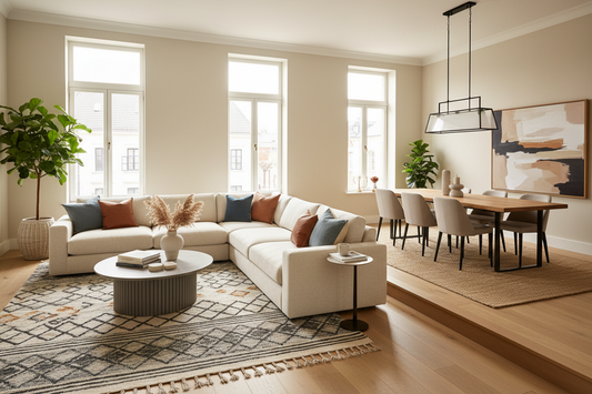 Open Plan Living: How to Use Rugs to Define Zones and Create a Cohesive Home