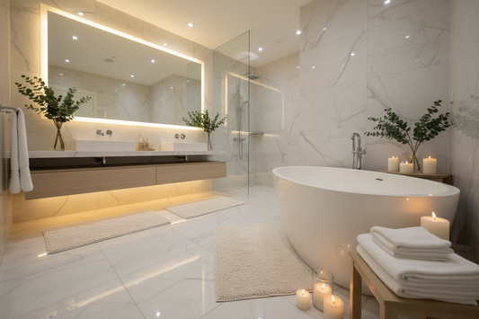 Bathroom Mat Styling: How to Create a Spa-Inspired Bathroom with the Right Floor Decor