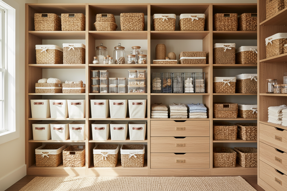 Storage Baskets and Organizers: Stylish Solutions for Every Room