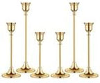 Candlestick Holders,Taper Candle Holder for Candlesticks Gold Brass Vintage Candle Stick Candle Holders Candelabra Candle Holder for Fireplace Party Dining Home