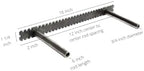 Floating Shelf Brackets - Sheppard Brackets - Easy Install - Heavy Duty (16 inch)