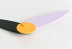 Stephanie Imports Modern Minimalist Purple & Black Wall Clock