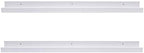 AZSKY 48 Inch White Picture Ledge Shelf Long Floating Shelves Set of 2 Wall Picture Shelf Pine Photo Frames Narrow Picture Ledge Mounting Hardware Included